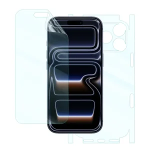 phone transparent front screen and back body protector