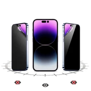 anti-spy and privacy hydrogel screen protector for mobile phones