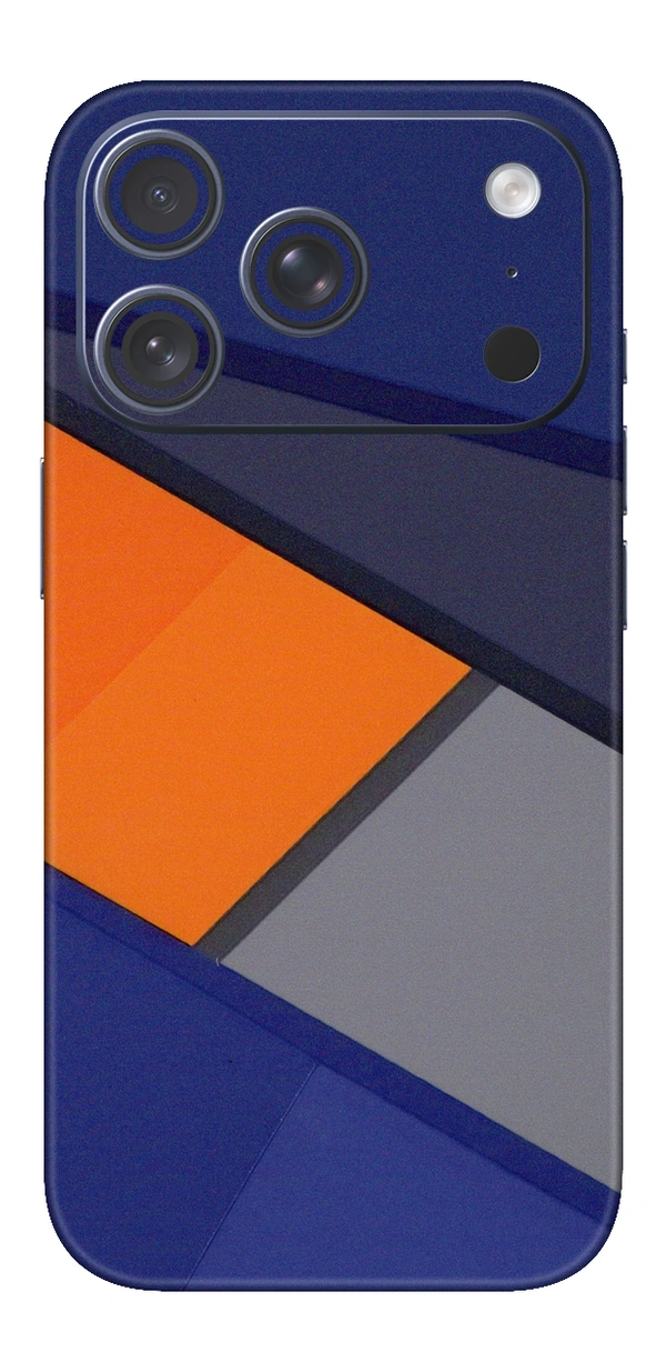 Geometric Azure skin design