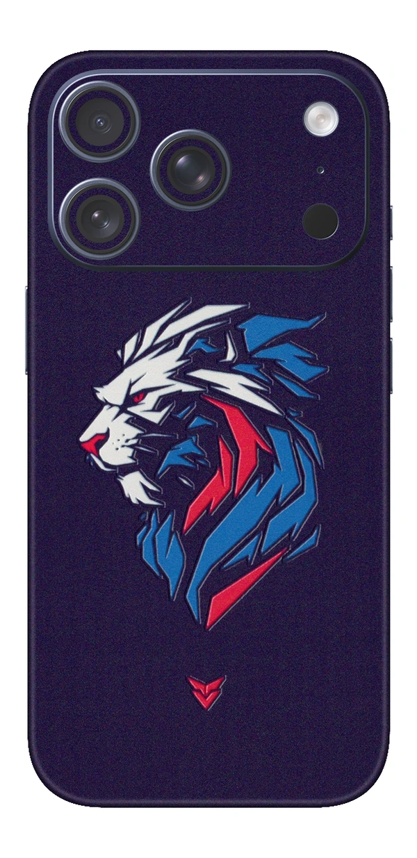 Geometric Lion skin design