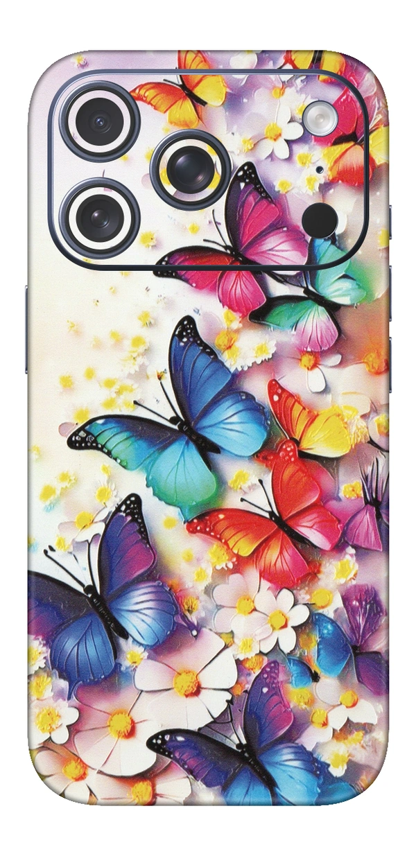 Daisies N Butterflies skin design