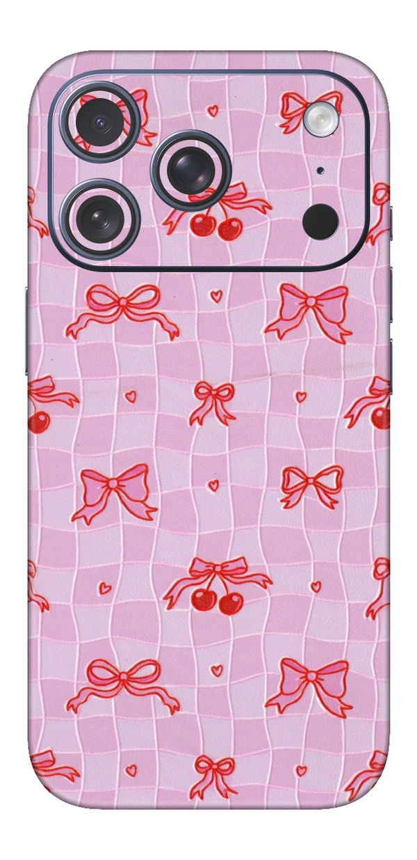 Pookie Cherry Bows skin design