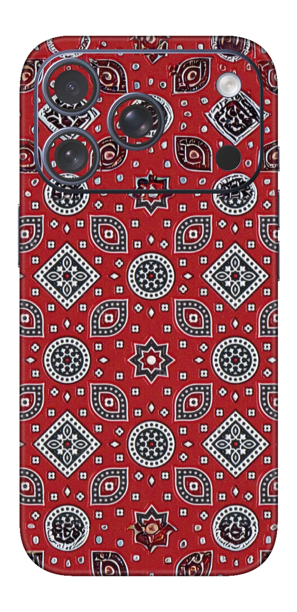 Sindhi Ajrak skin design
