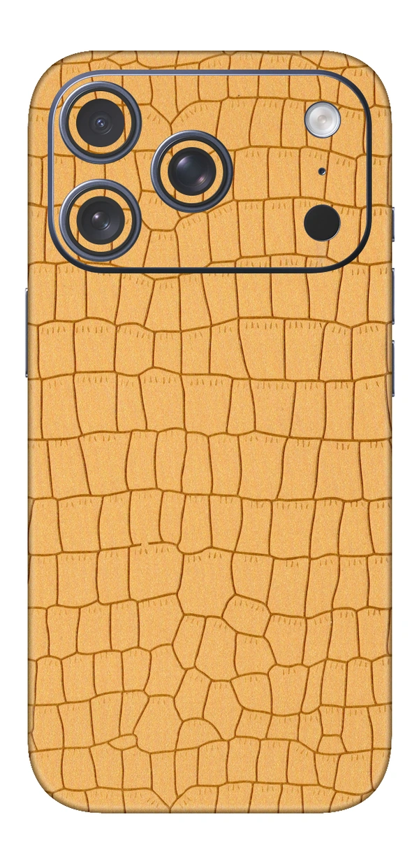 Exotic Gold Crocodile skin design
