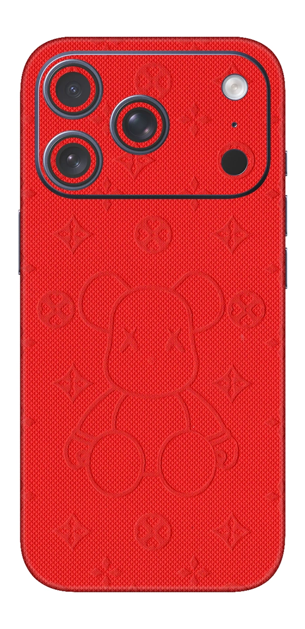 Lava Red Bear skin design
