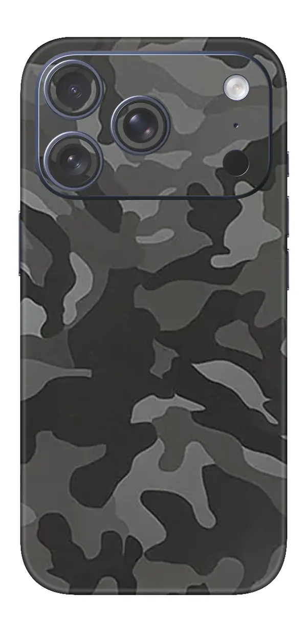 Black Stealth Camo skin design